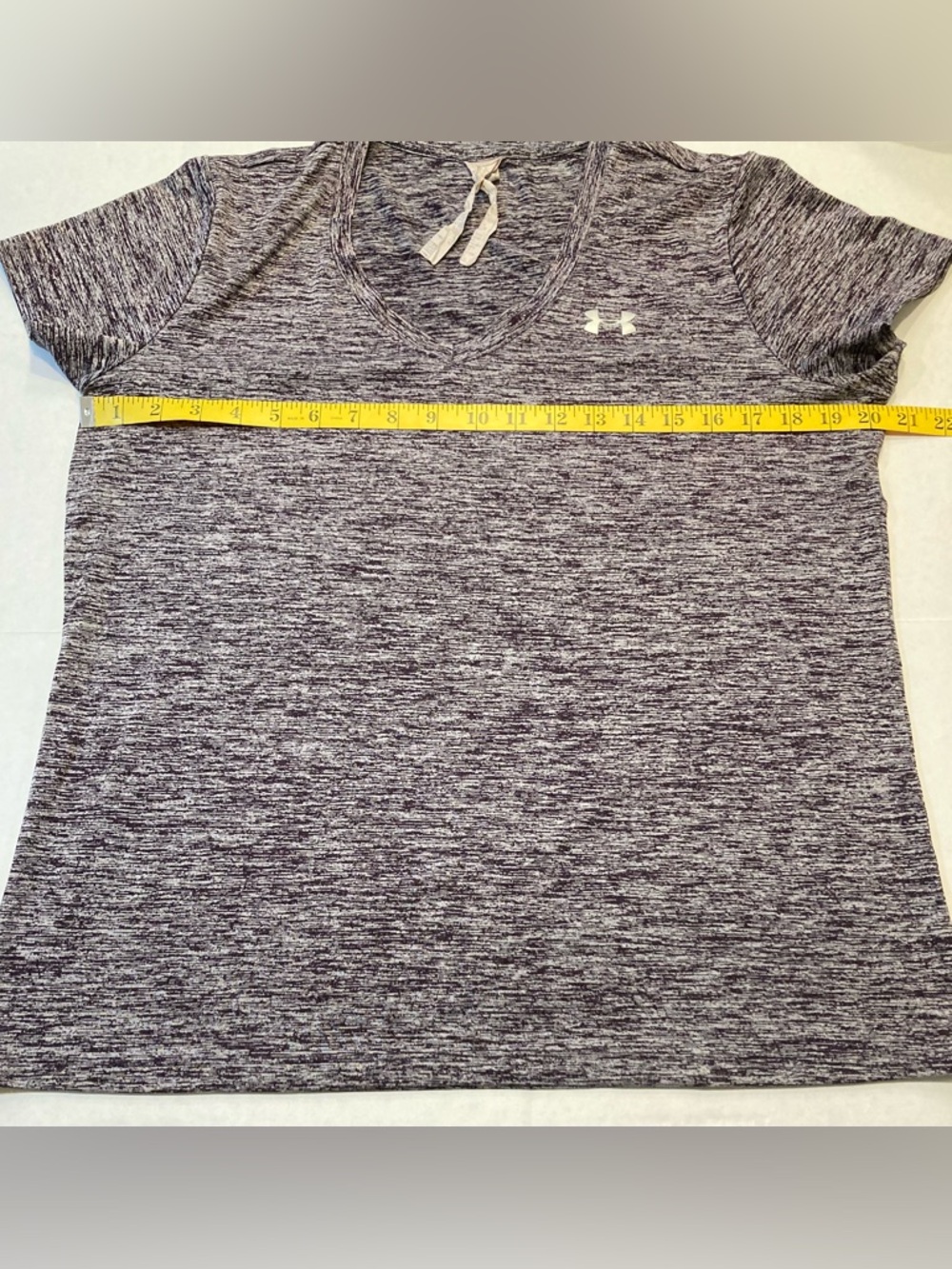 Under Armour 🟣 Size Large UA Tech™ Twist V-Neck Short Sleeve - Picture 7 of 9